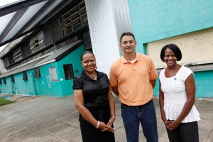 Selectwoman Andranette Jordan, Selectman-at-Large Tommy McKenzie, and Selectwoman Tammy Witherspoon formed a committee to work through ideas for the community center and gym. By Philip Hall, Enterprise-Journal.